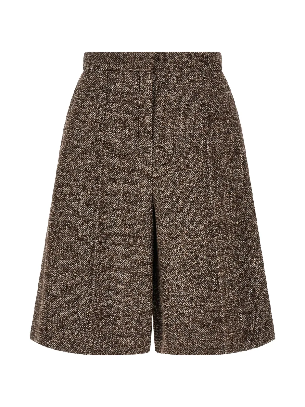 Agnona Amanda melange-texture bermuda shorts