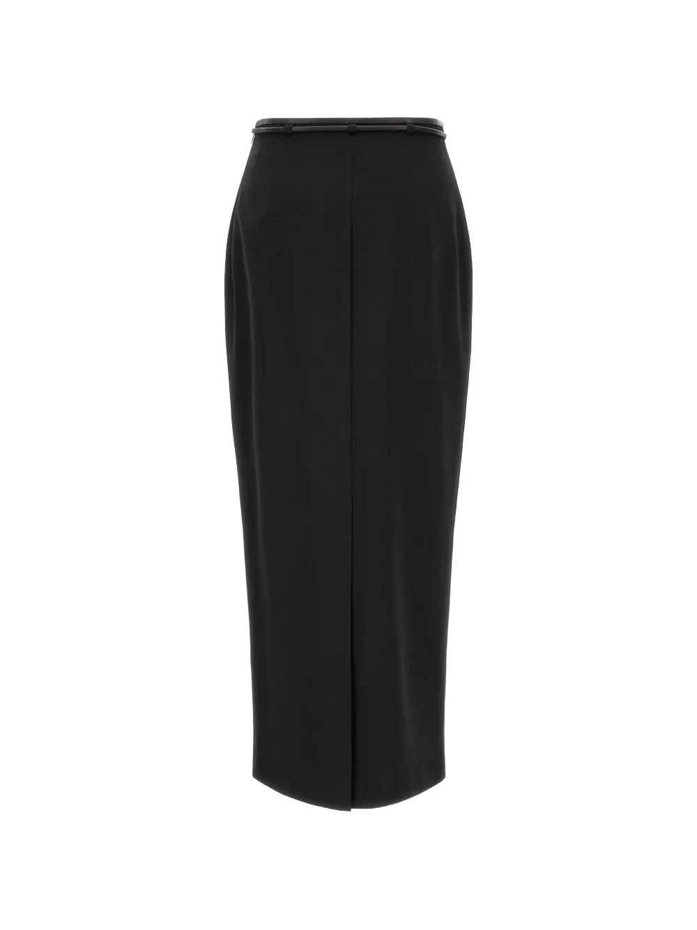 Agnona Midi-rok met ceintuur Zwart