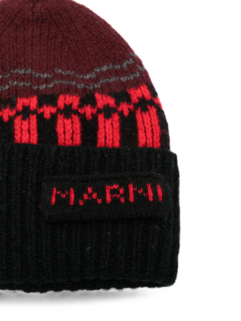 Marni Muts met logopatch Zwart