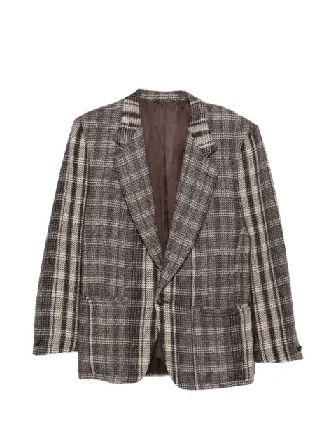 Versace Pre-Owned 1980s check-pattern blazer