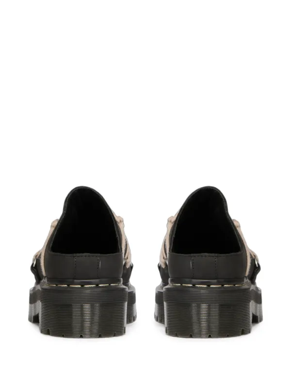 Dr. Martens x Rick Owens サンダル Rick Owens x Dr. Martens Quad Sole Megalace Leather Mules | Black