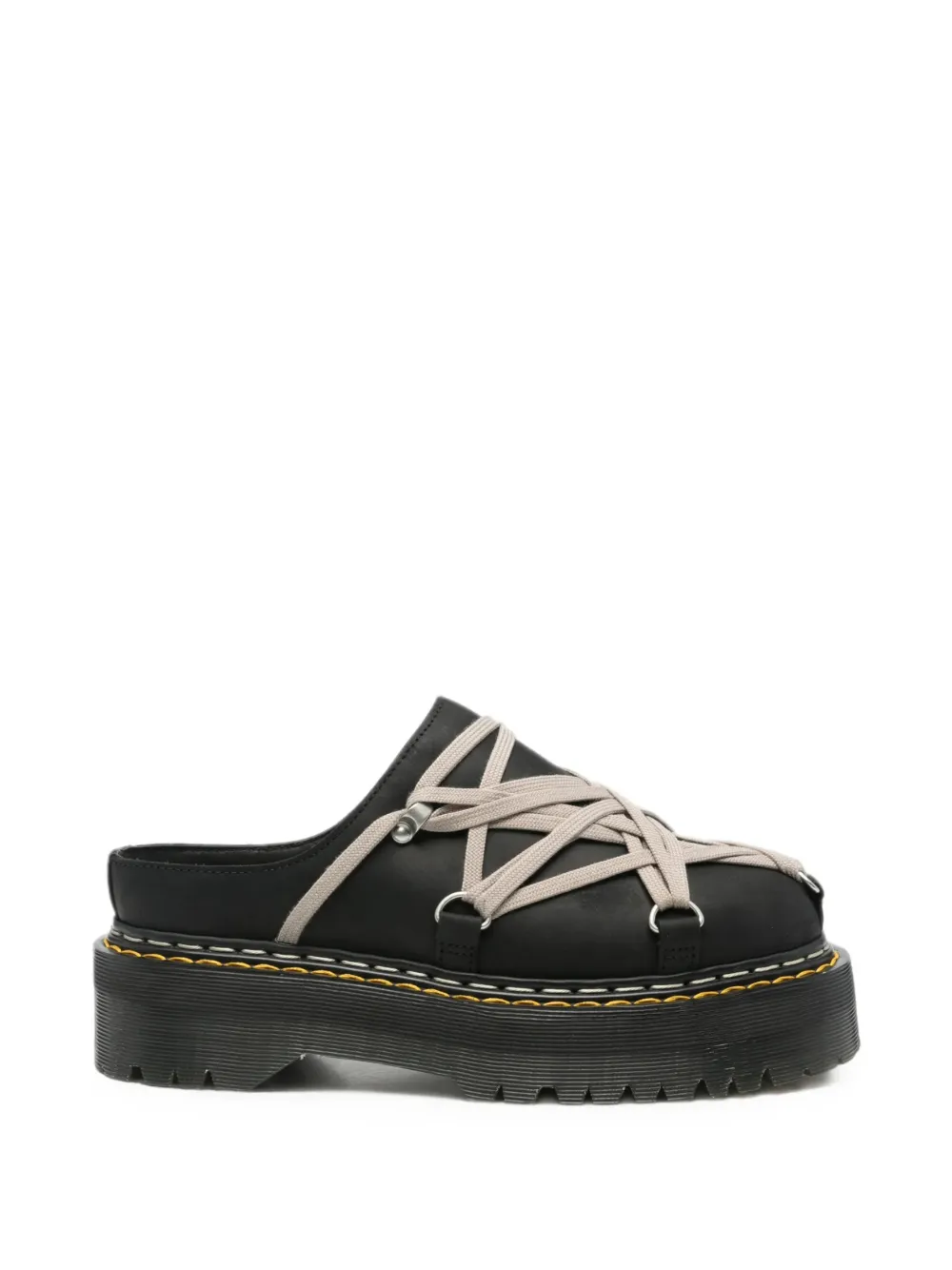 Rick Owens x Dr. Martens Quad Sole Megalace slip-ons - Nero