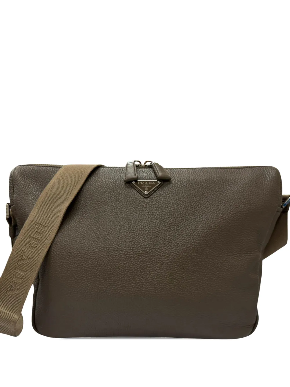 Prada Pre-Owned 2013-2026 Vitello Daino crossbody bag - Marrone