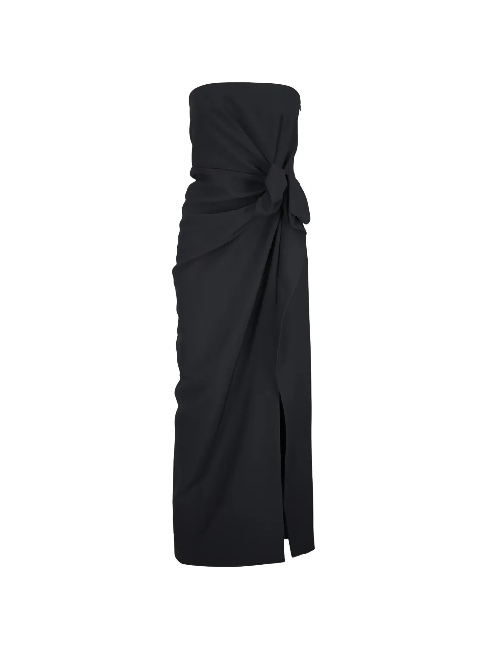 Michael Kors Schulterfreies Origami Kleid - Schwarz