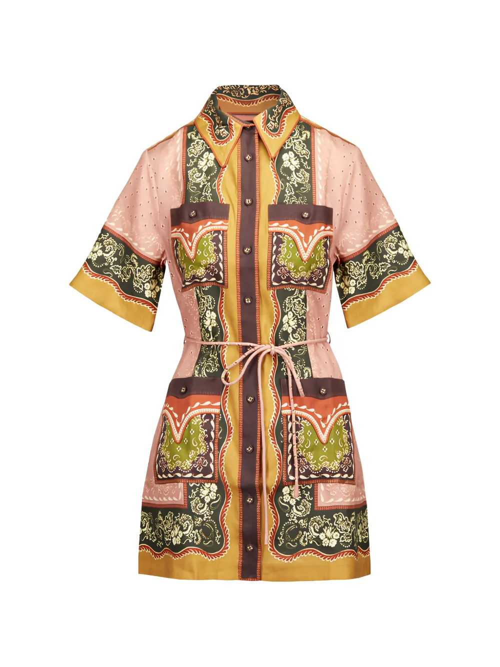 ALEMAIS Darcey mini dress - Rosa