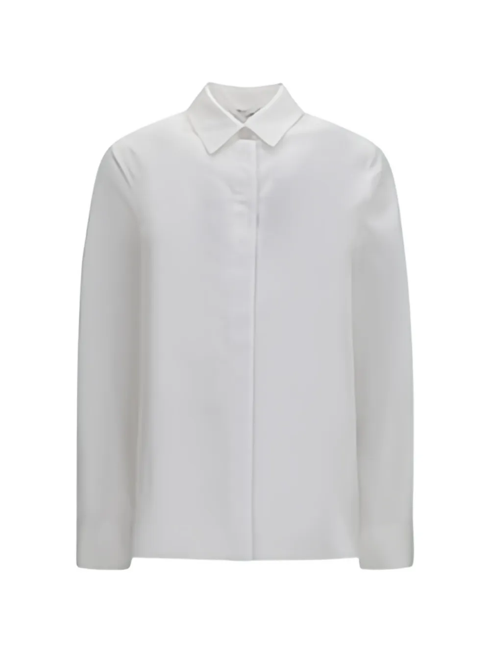 Lardini pointed-collar straight-fit shirt - Blanc Lardini pointed-collar straight-fit shirt - Blanc