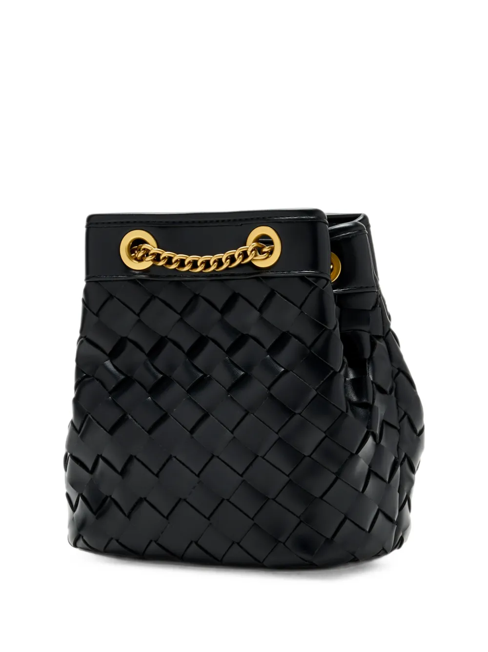 JW Pei Yara hand-woven bucket bag