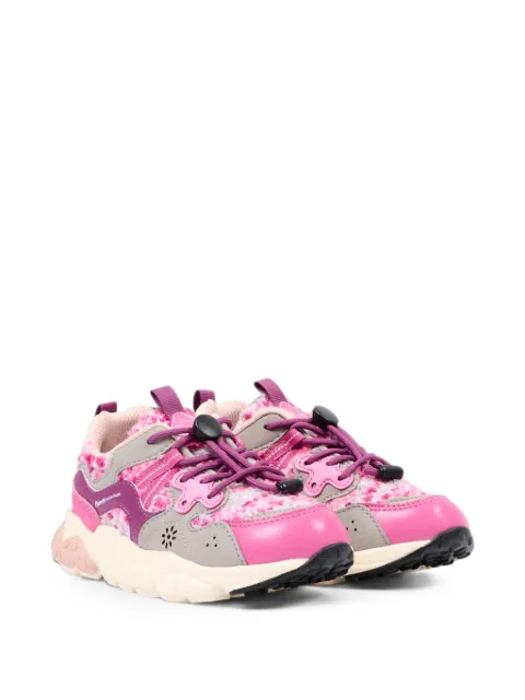 FLOWER MOUNTAIN KIDS  Sneakers bouclé con inserti