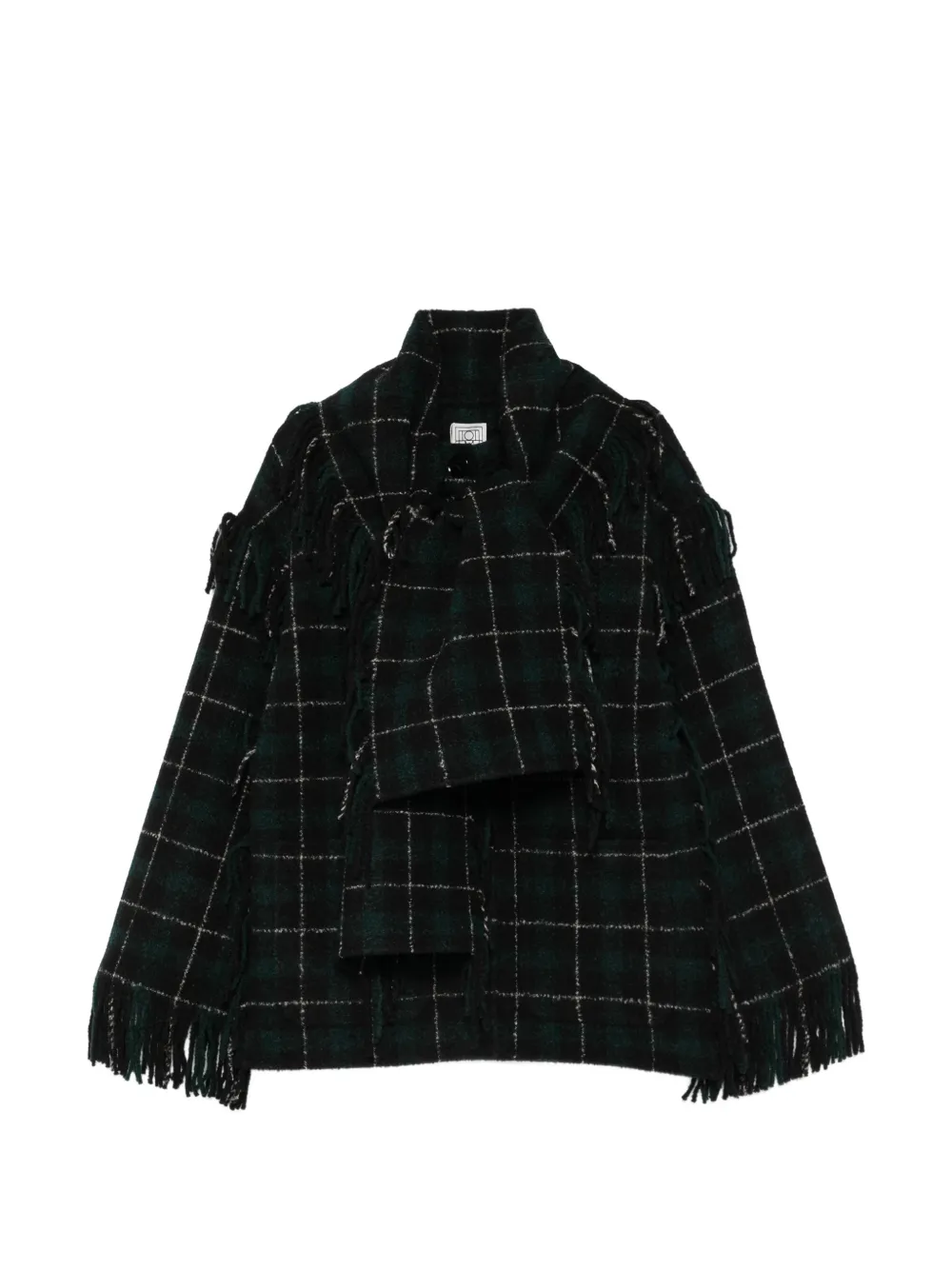 TOTEME fringed scarf jacket