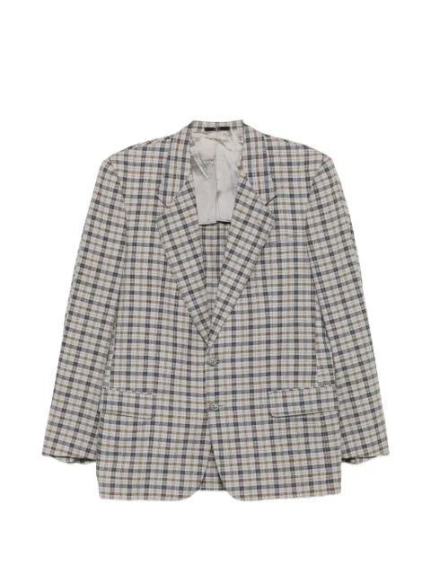Valentino Garavani Pre-Owned 1990s checked single-breasted blazer