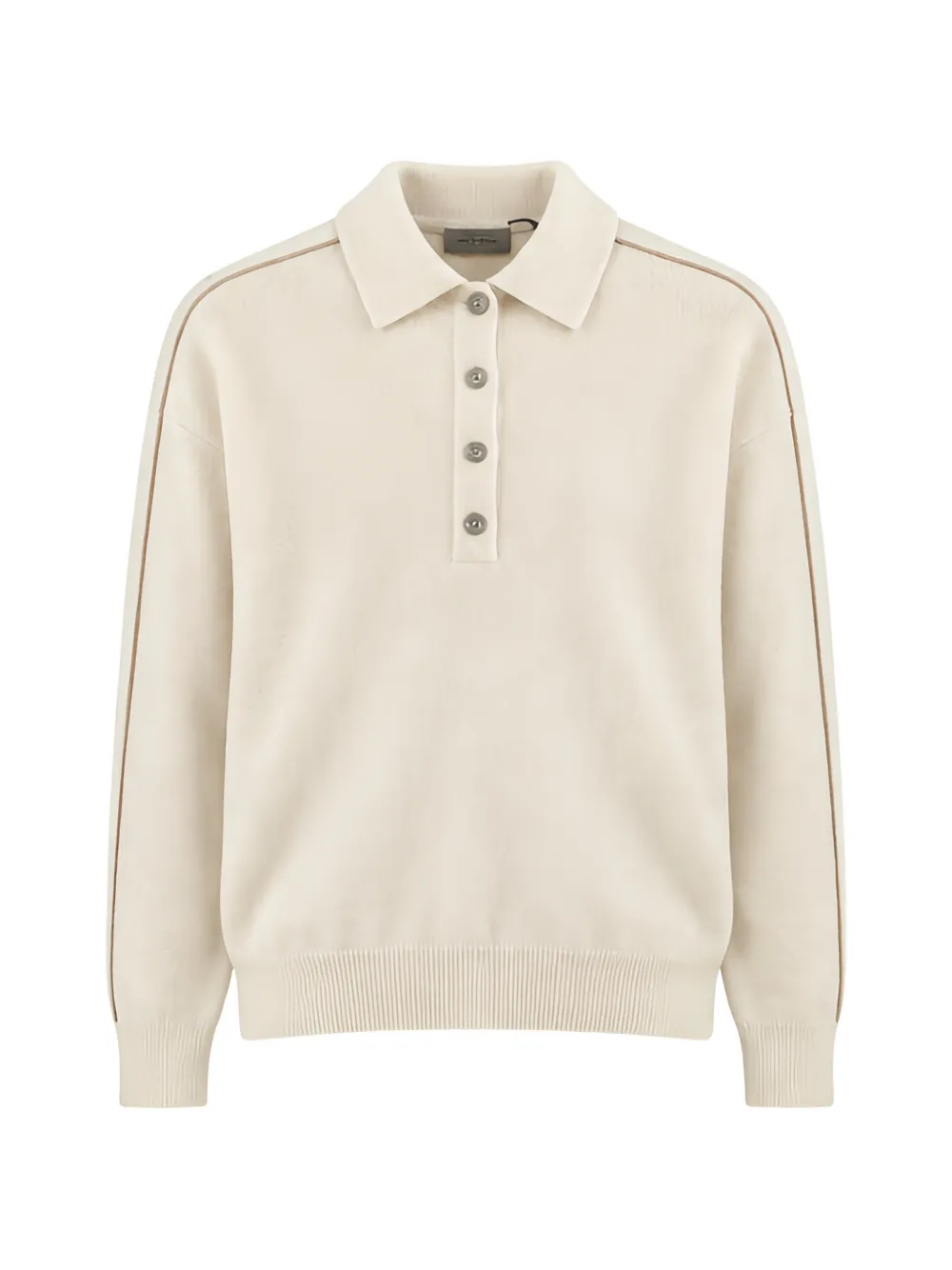 Paul & Shark button-placket dropped-shoulder polo shirt - Bianco