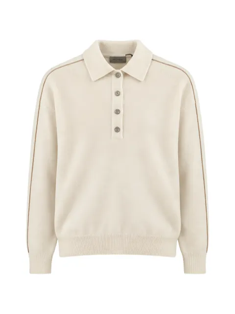 Paul & Shark button-placket dropped-shoulder polo shirt