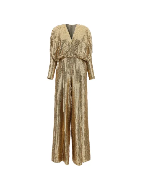 Elie Saab sequin-embellished wide-leg jumpsuit