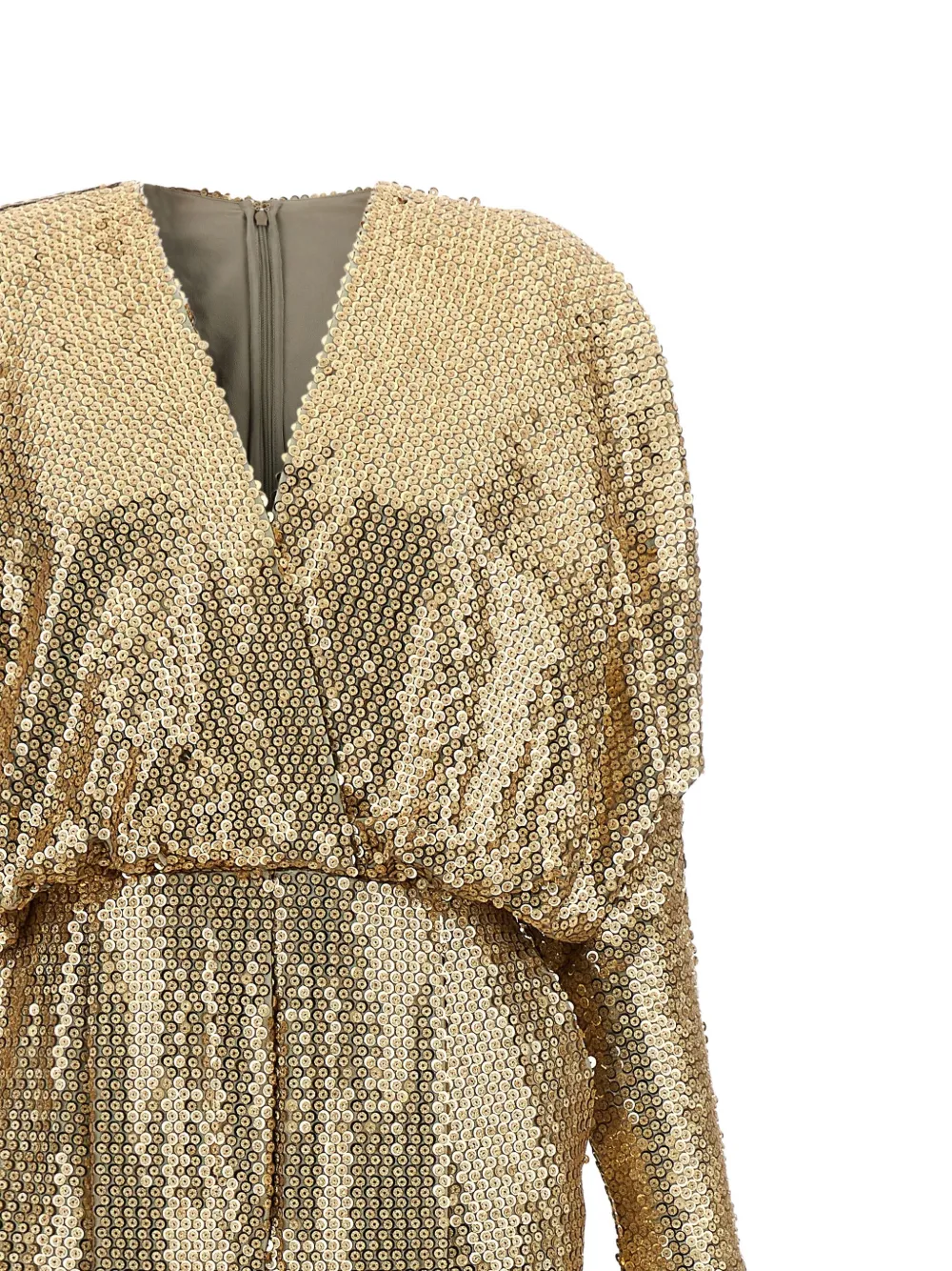 Elie Saab Jumpsuit verfraaid met pailletten Goud