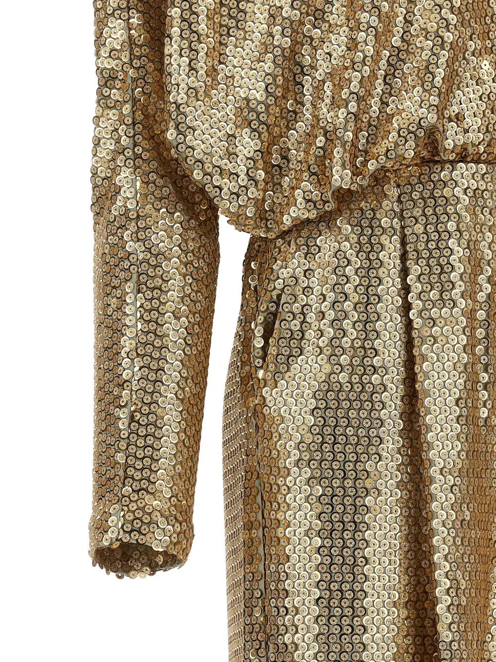 Elie Saab Jumpsuit verfraaid met pailletten Goud