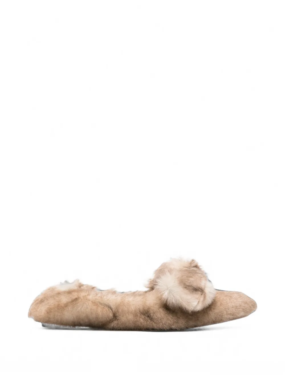 ZIMMERMANN lamb-shearling ballet flats