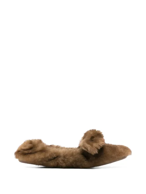 ZIMMERMANN shearling ballet flats