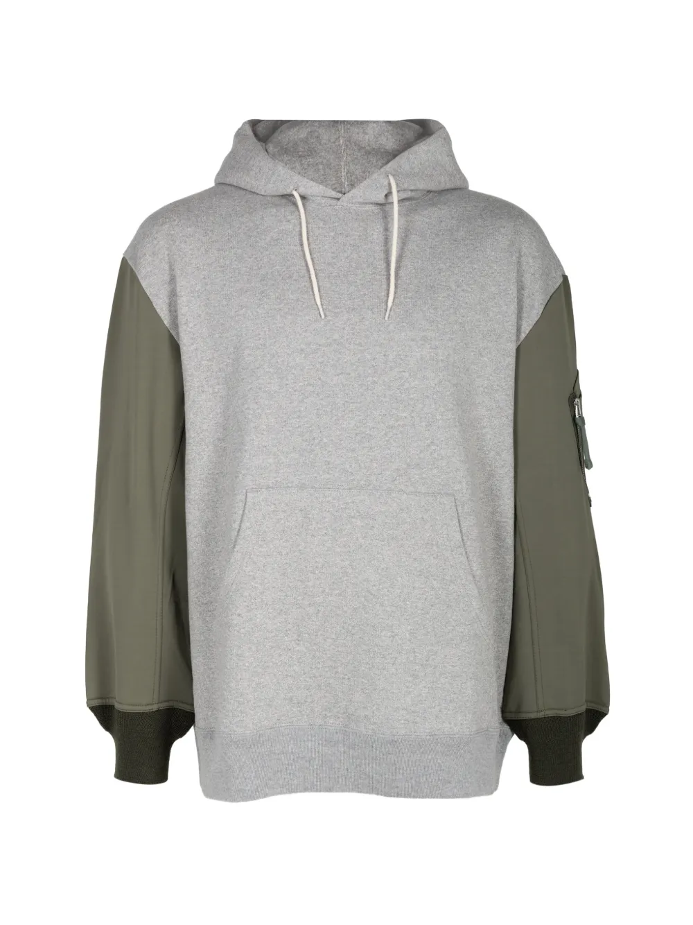 Comme des Garçons Homme MA1 panelled hoodie - Grey