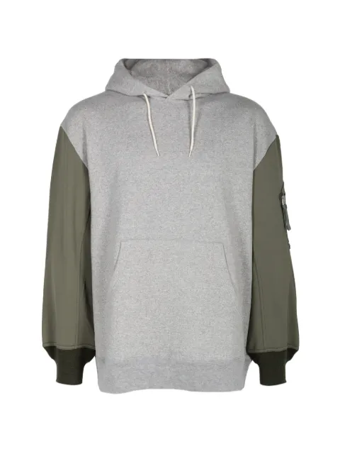 Comme des Garçons Homme MA1 panelled hoodie