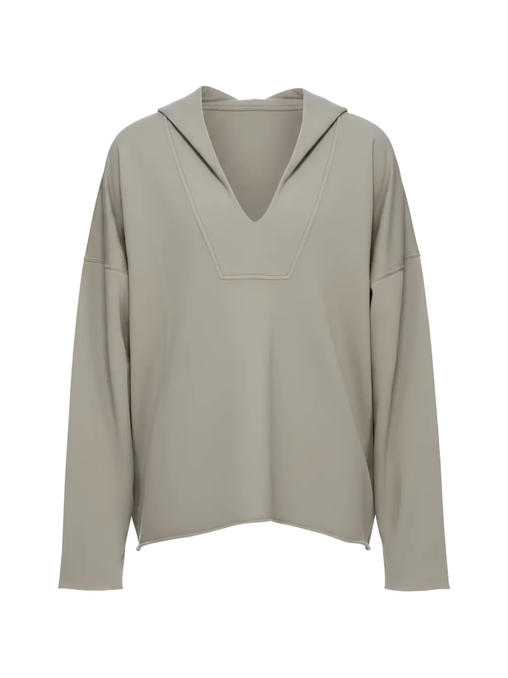Rick Owens DRKSHDW Kaftan Hip hoodie Grijs