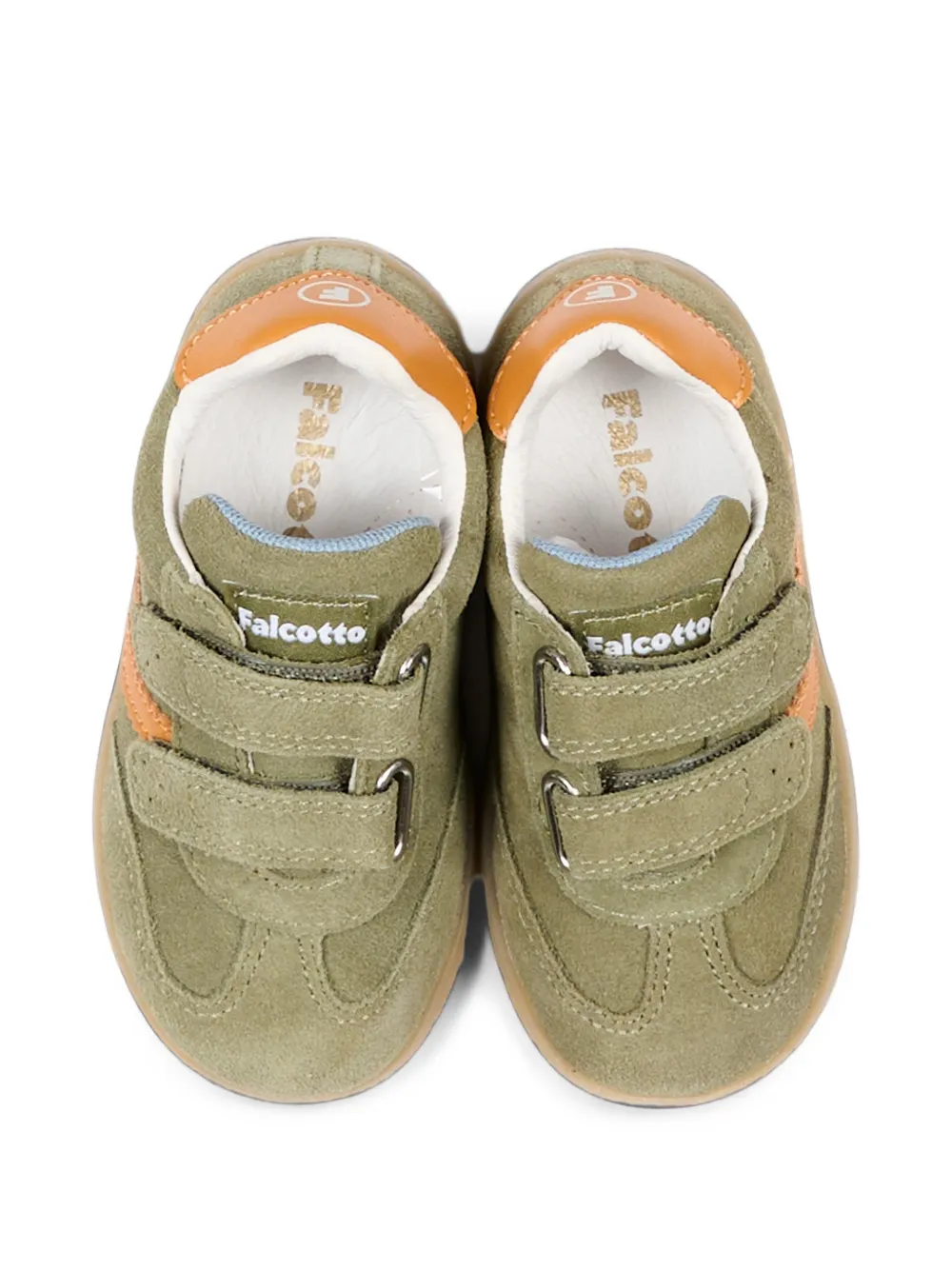 Falcotto Vimby VL. touch-strap sneakers Groen