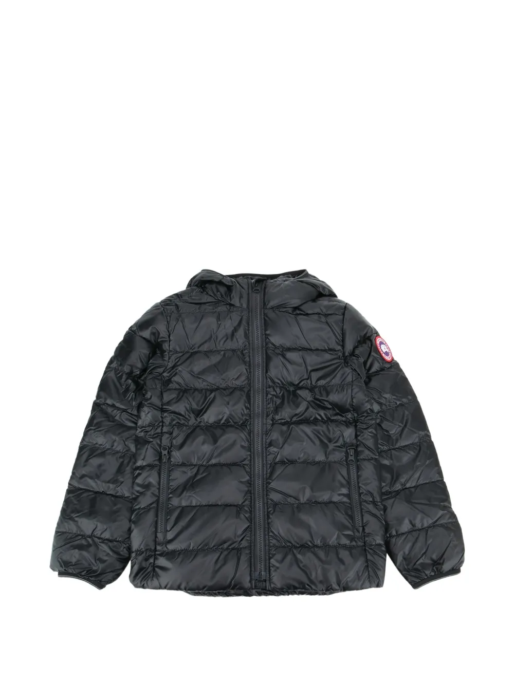 Canada Goose Kids Crofton quilted hoodie - Noir
