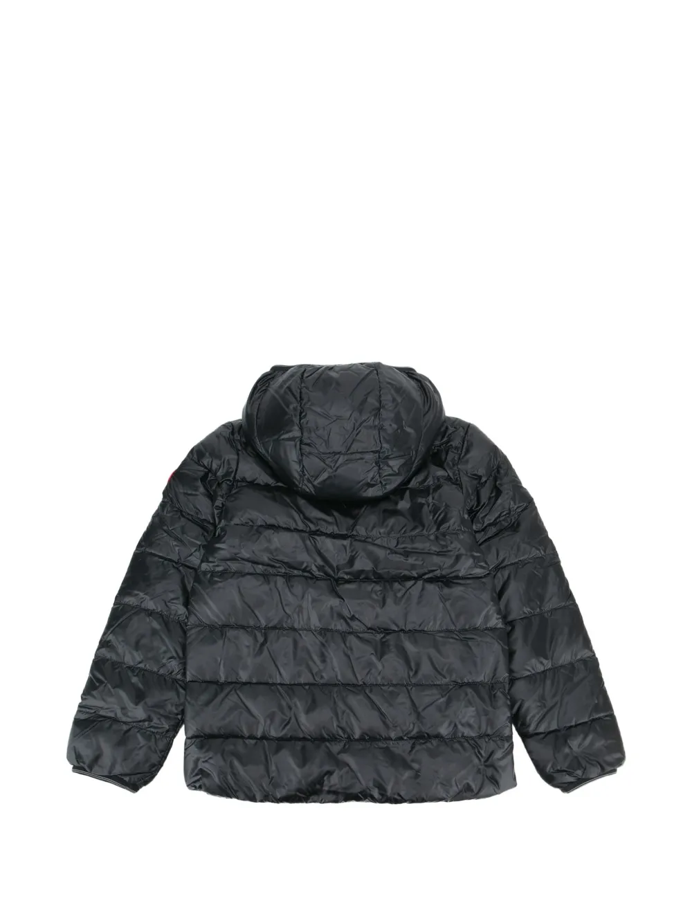 Canada Goose Kids Crofton gewatteerde hoodie Zwart