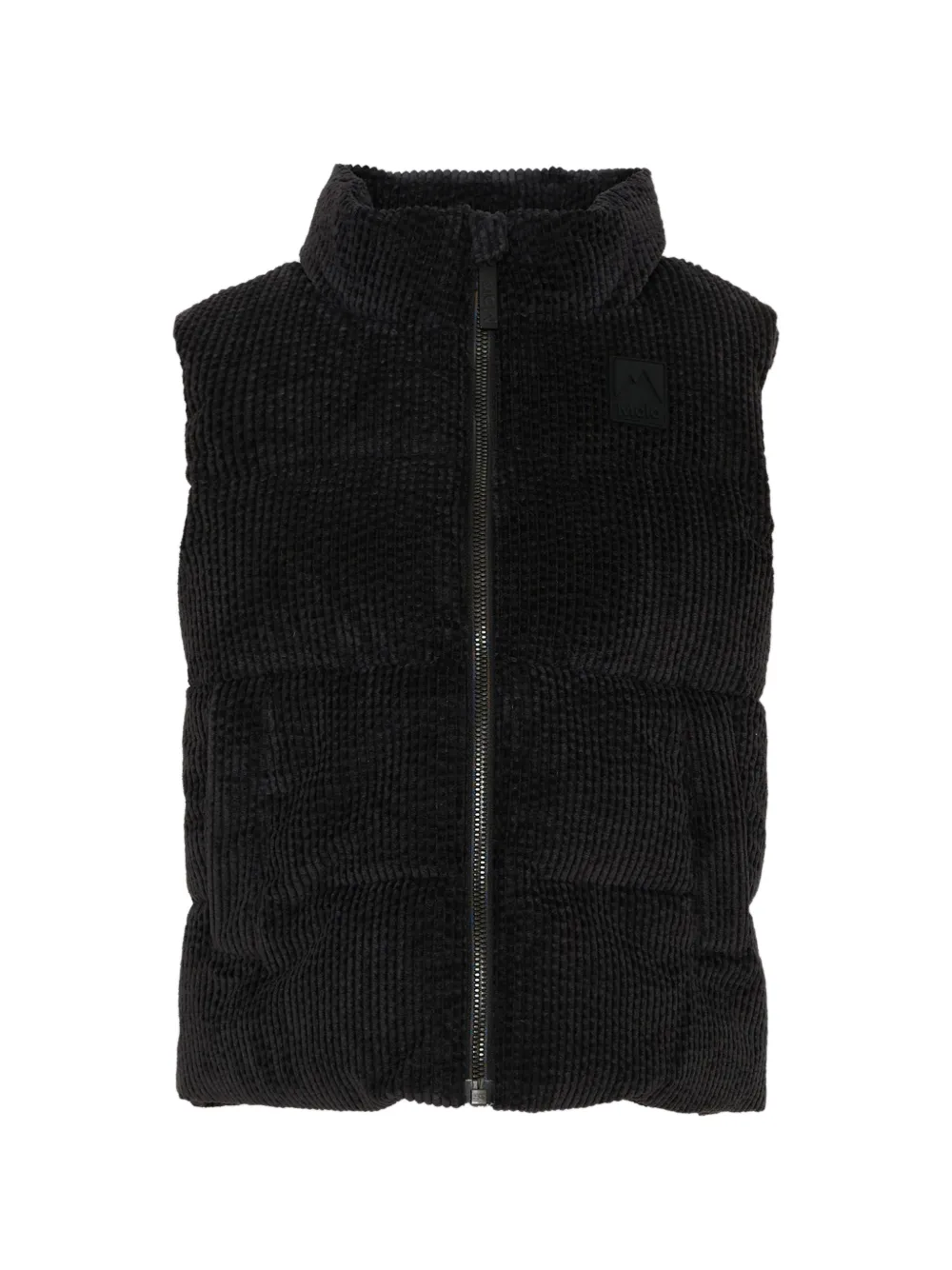 Molo corduroy-effect padded gilet - Nero