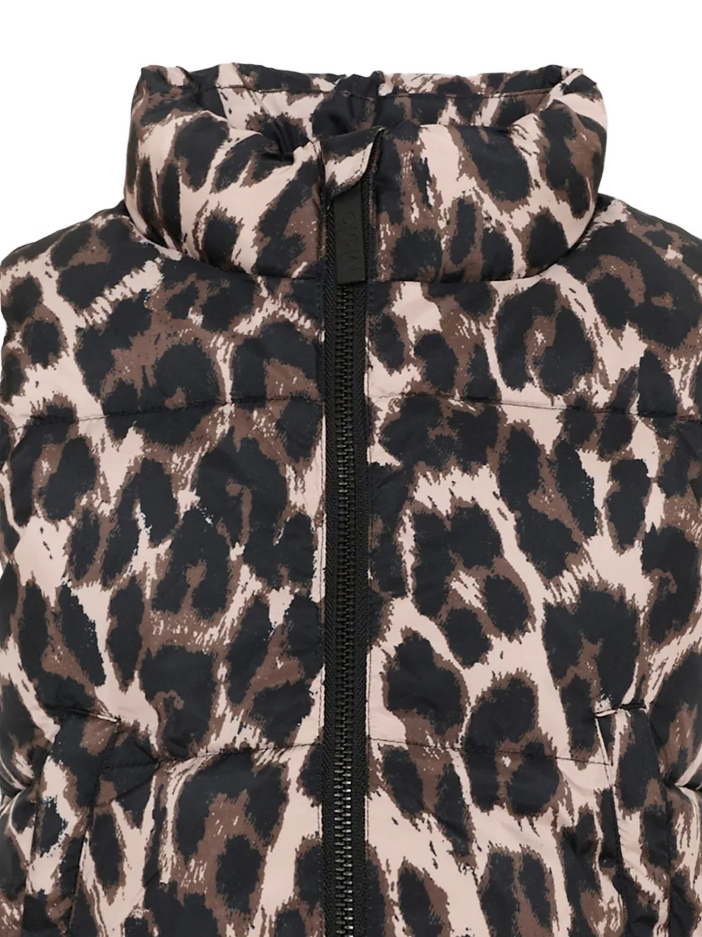 Molo Bodywarmer met luipaardprint Beige