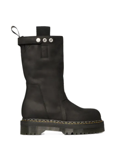 Rick Owens platform biker boots