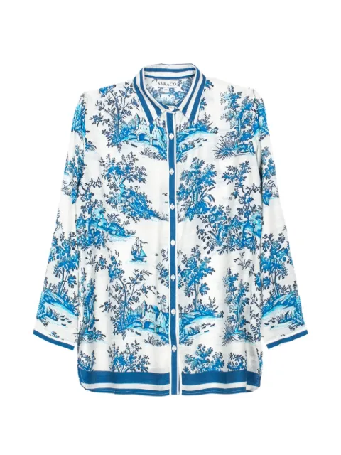 Saraco Riviera Bloom long-sleeve shirt