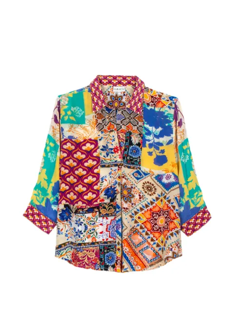 Saraco Boheme Collage patchwork shirt