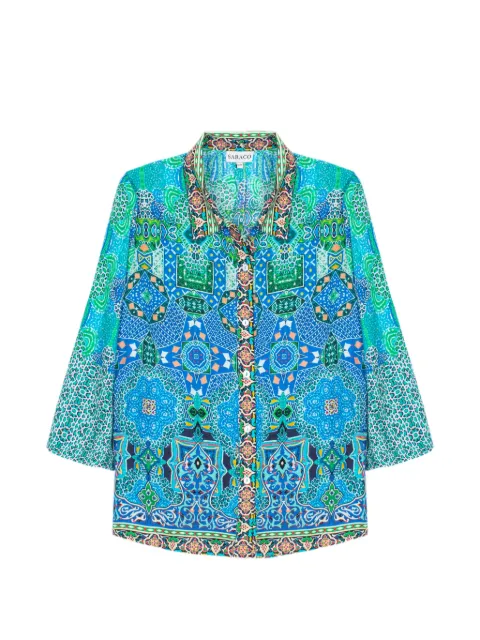 Saraco Atlas mosaic-print shirt
