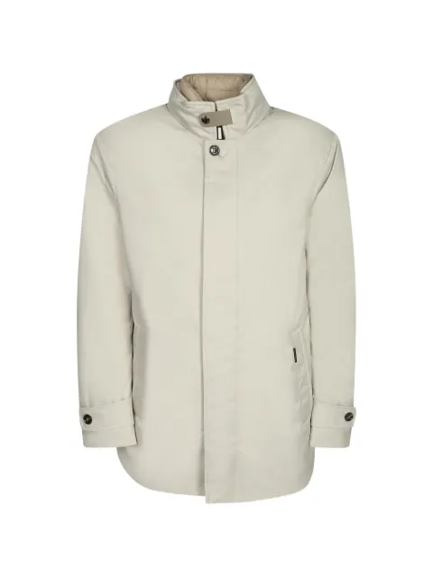 Moorer high-neck button-up jacket