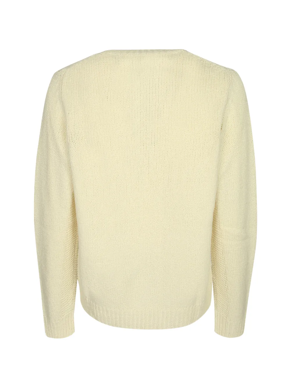 Jacob Cohën chunky-knit crew-neck sweater Wit