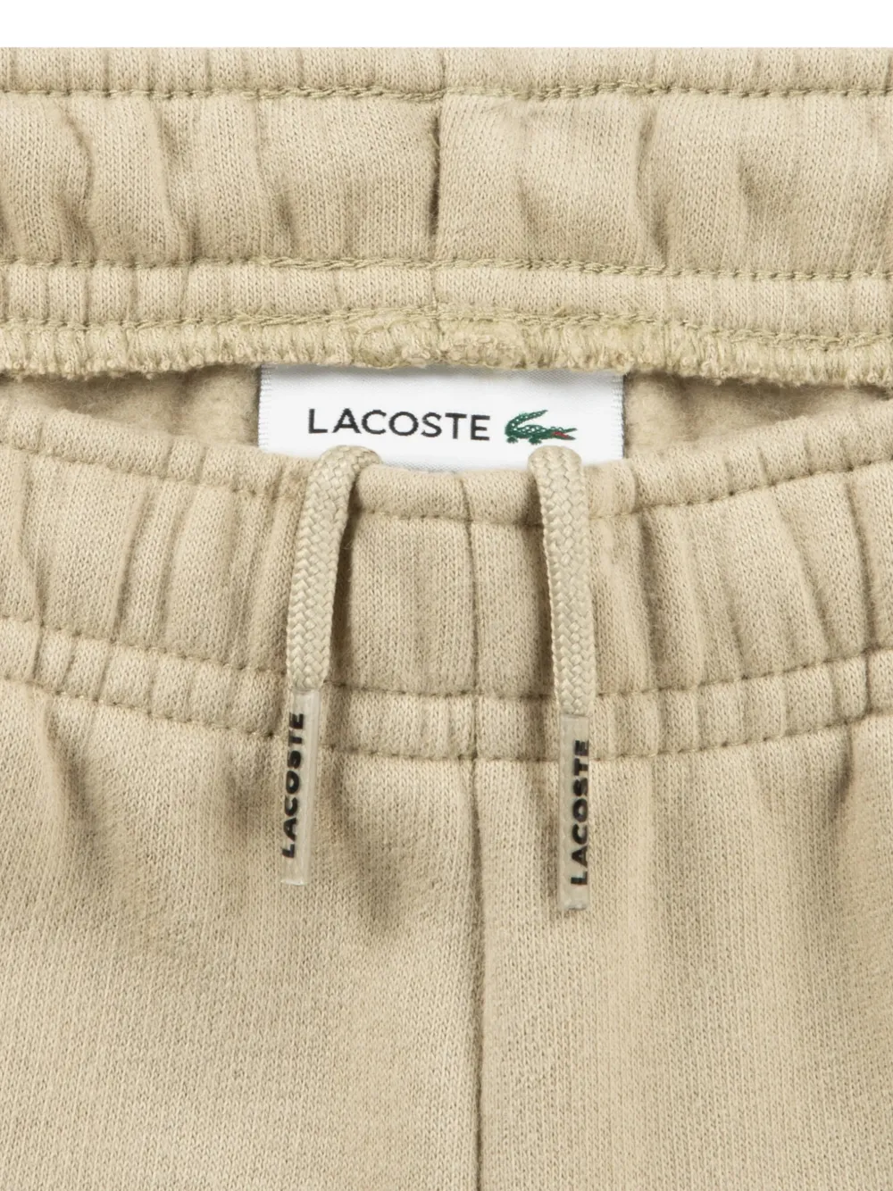 Lacoste Kids logo-patch track pants Beige