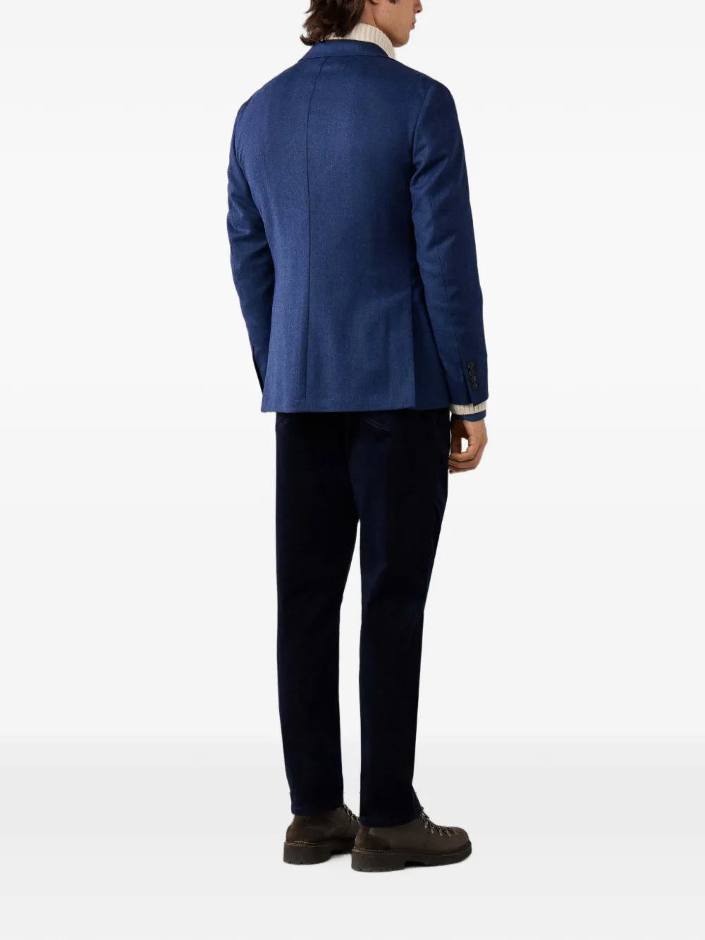 Hackett London Blazer met enkele rij knopen Blauw