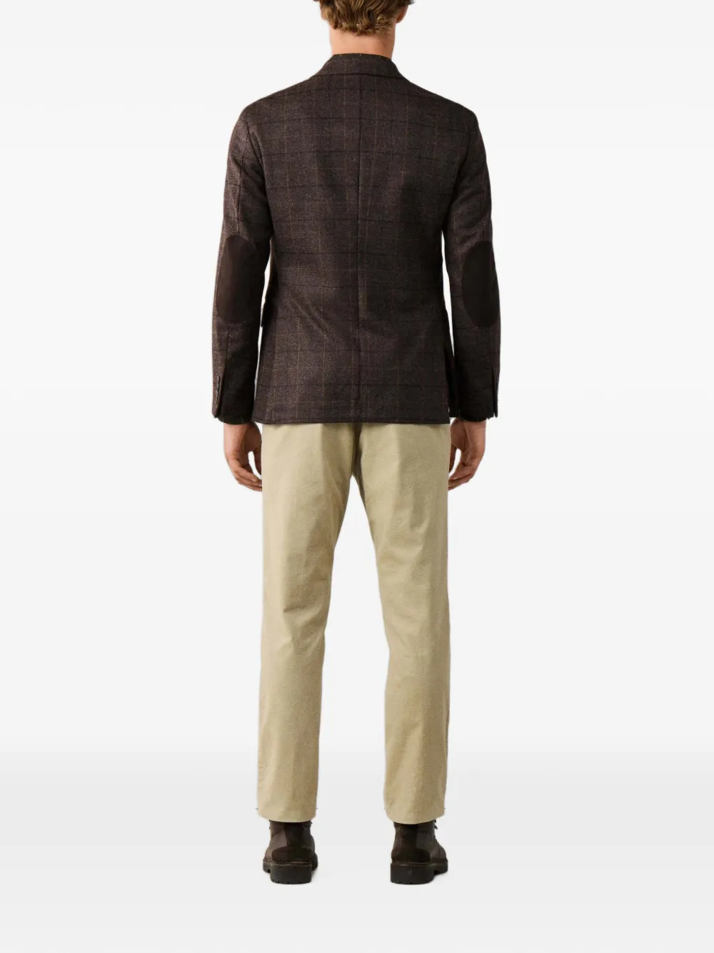 Hackett London Blazer met enkele rij knopen Bruin