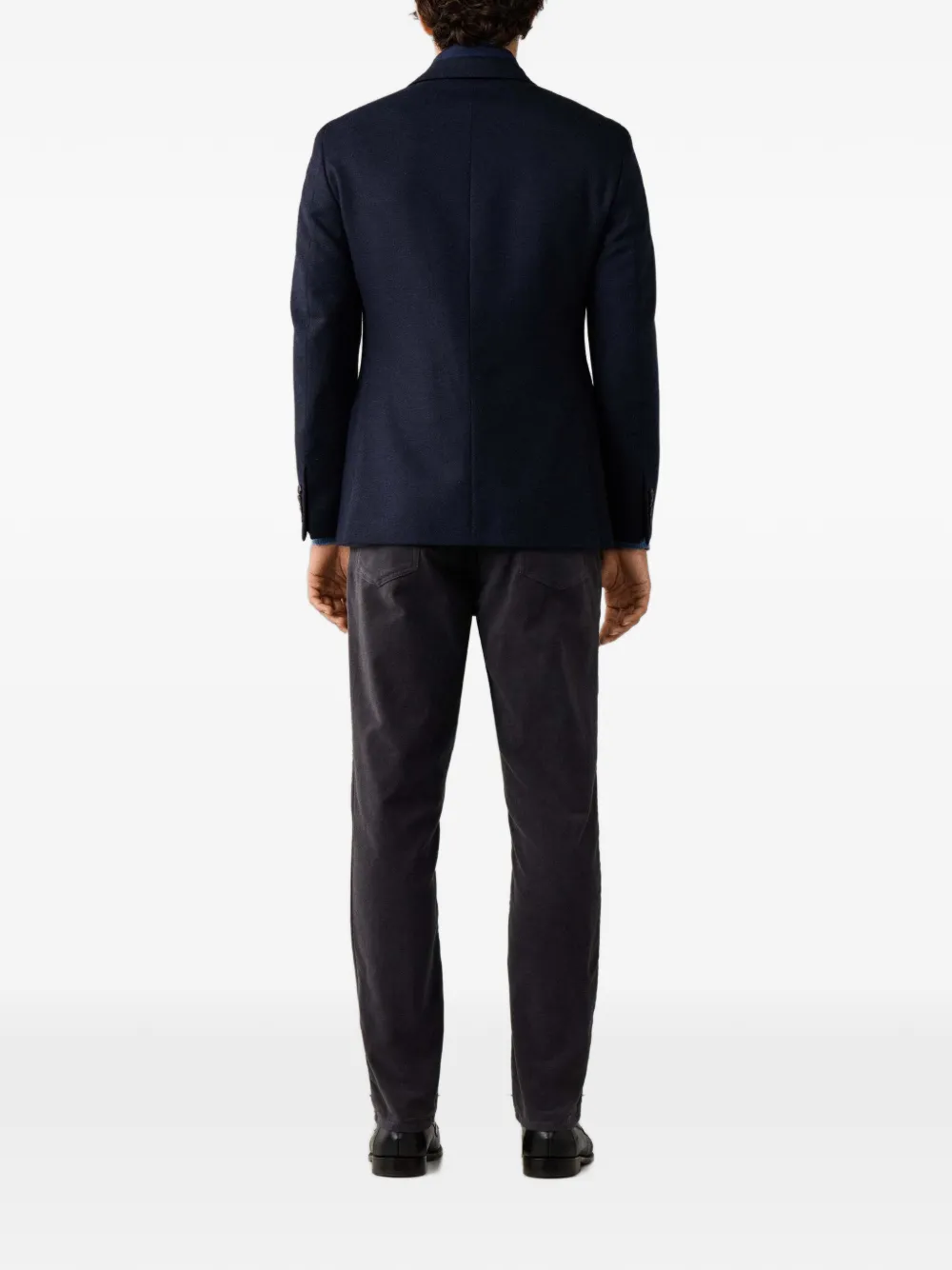 Hackett London Blazer met enkele rij knopen Blauw