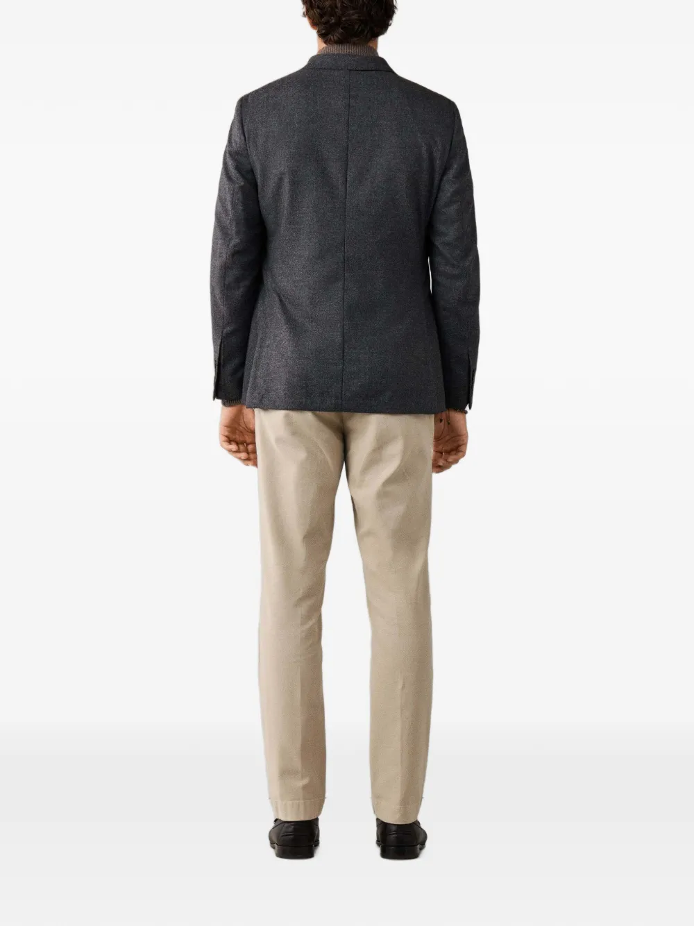 Hackett London Blazer met enkele rij knopen Grijs