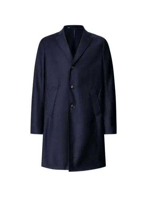 Hackett London abrigo de franela de lana