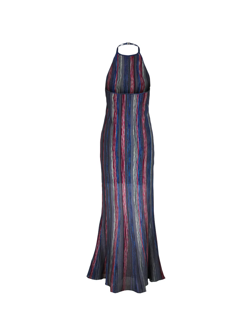 Missoni Gestreepte halterjurk Blauw