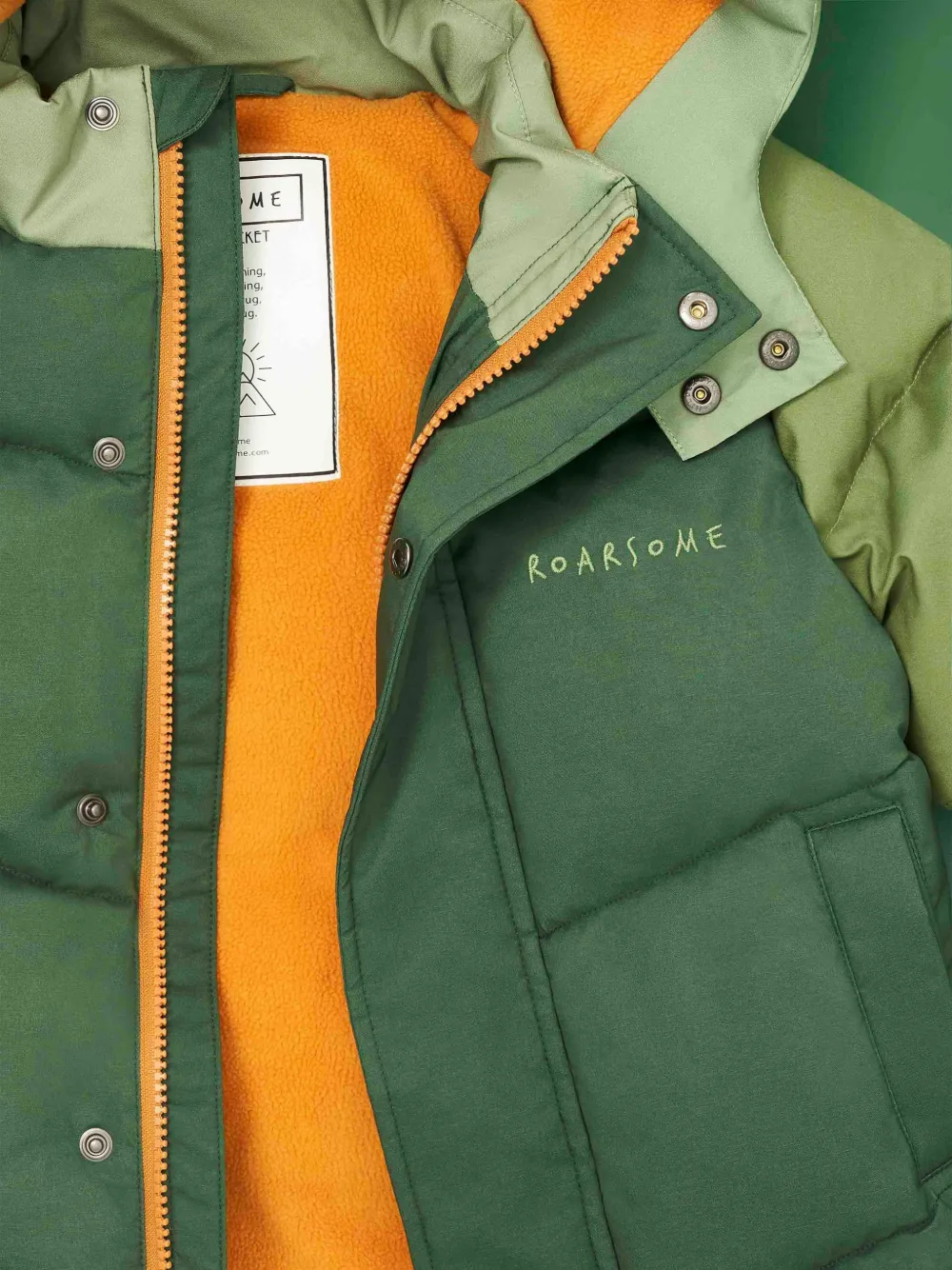 Roarsome Jack met capuchon Groen