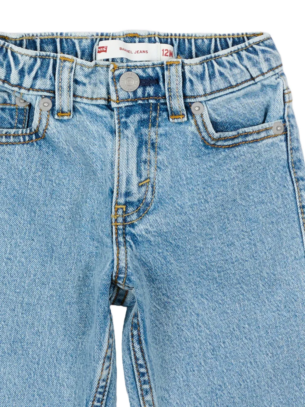 Levi's Kids Jeans met elastische taille Blauw