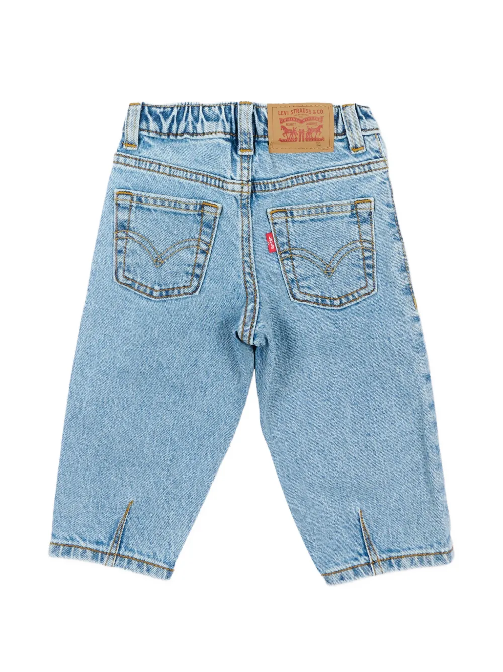Levi's Kids Jeans met elastische taille Blauw