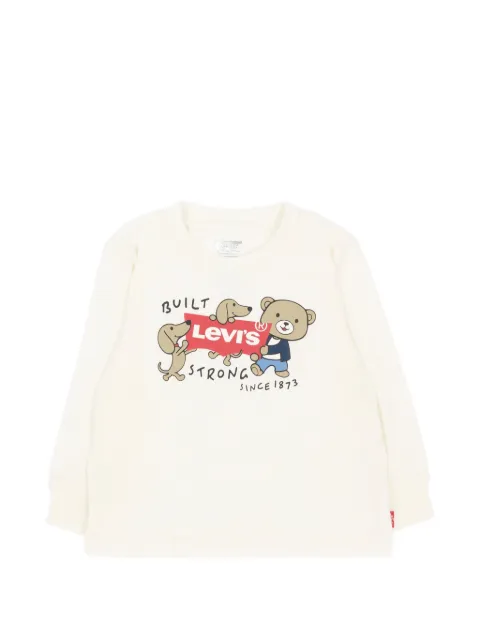 Levi's Kids graphic-print long-sleeve T-shirt