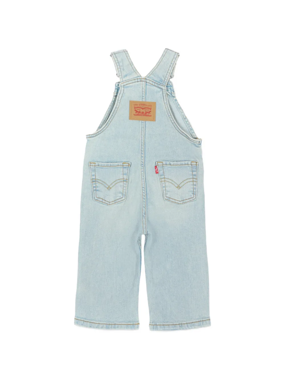 Levi's Kids Tuinbroek met logopatch Blauw