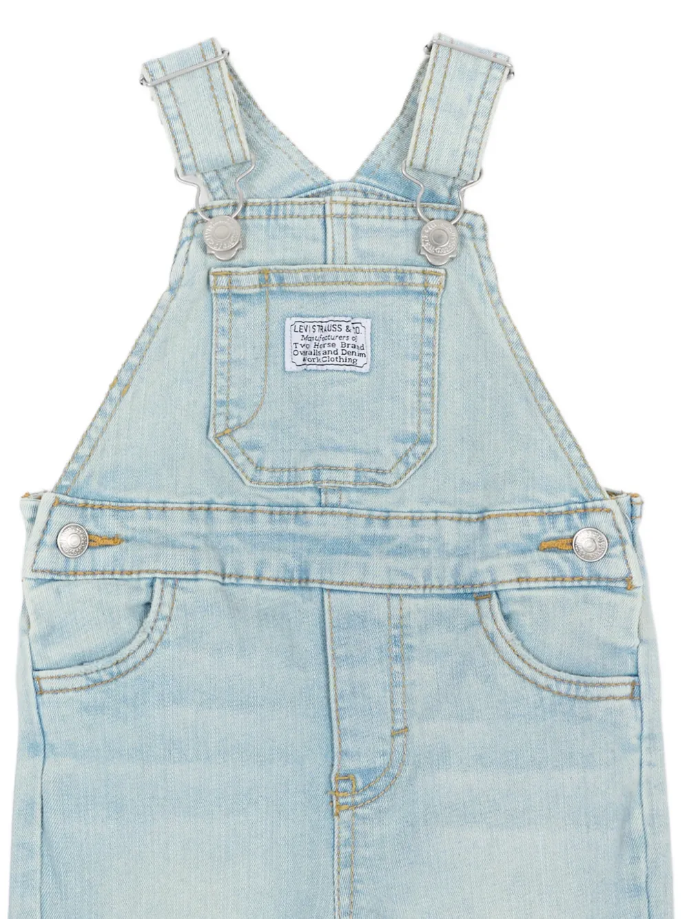 Levi's Kids Tuinbroek met logopatch Blauw