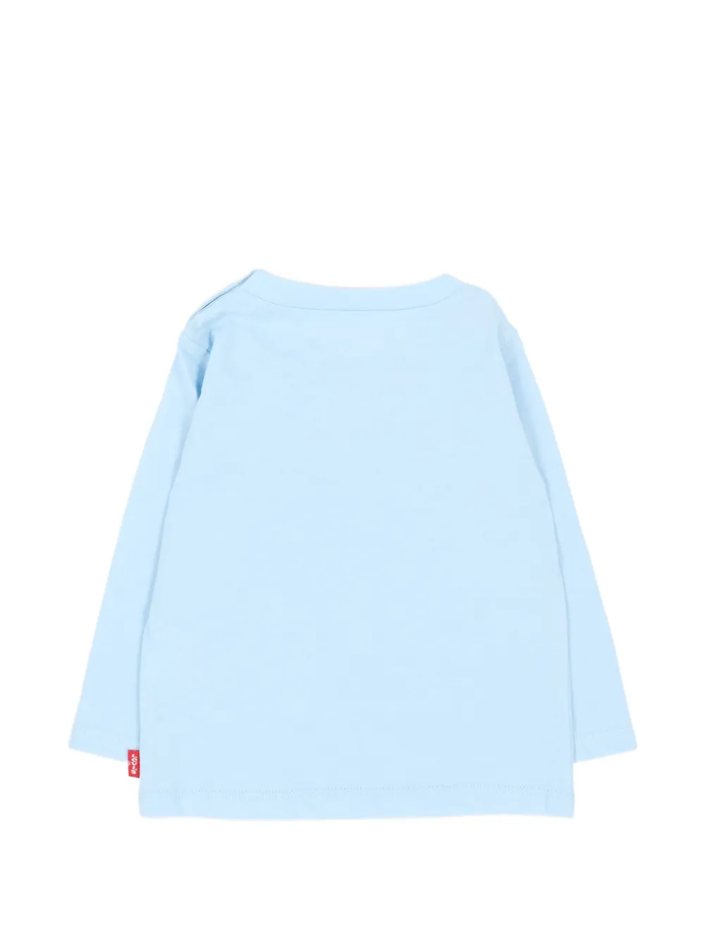 Levi's Kids T-shirt met lange mouwen en logo-print Blauw