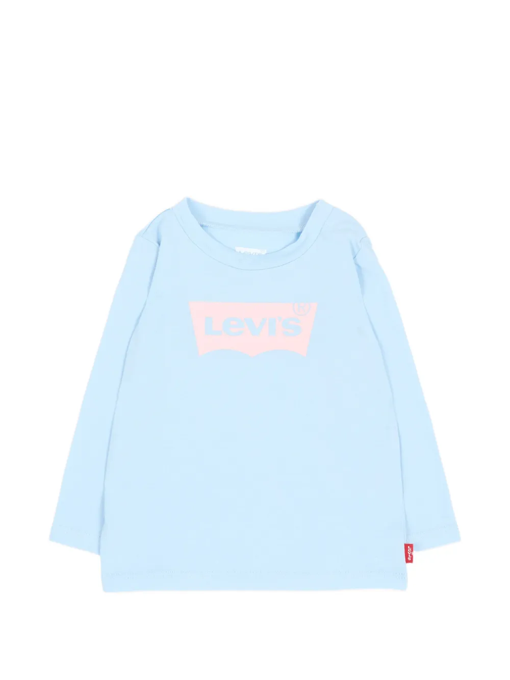 Levi's Kids logo-print long-sleeve T-shirt - Blu